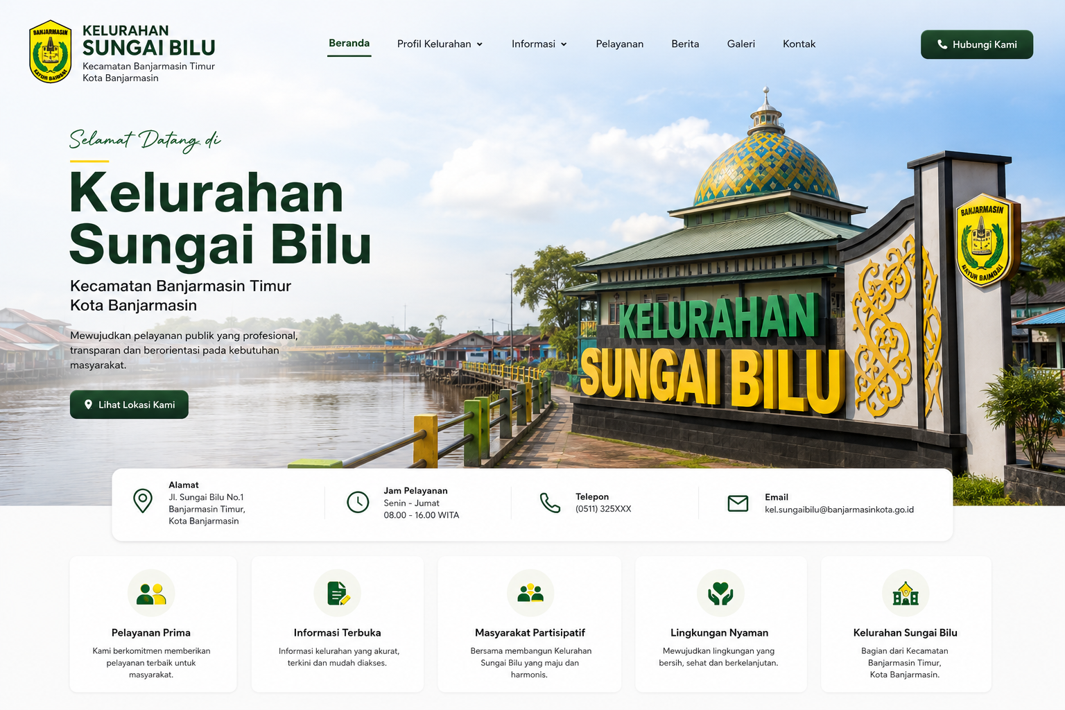 Seibilu Landing Page & Company Profile